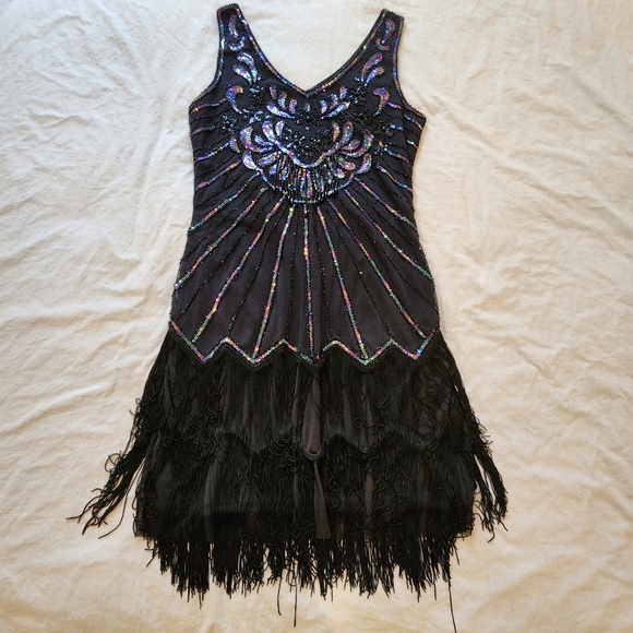 Babe Yond 1920 Flapper Dress size extra large. Wore once - Picture 4 of 9